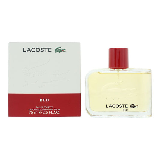 Lacoste Red Eau de Toilette 75ml Mens Fragrance Spray