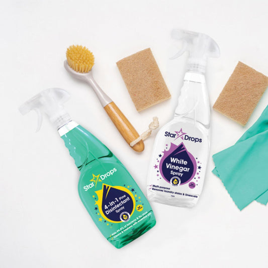 Stardrops White Vinegar Multi Purpose Limescale Remover Natural Cleaning Spray