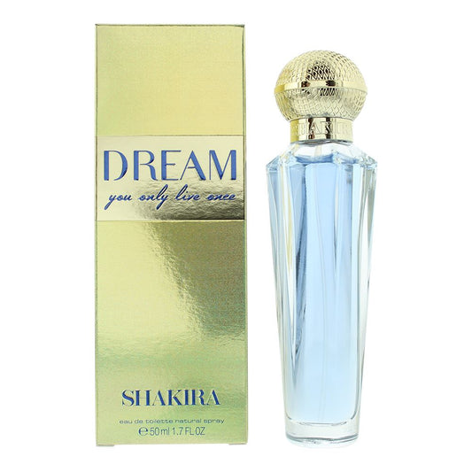 Shakira Dream You Only Live Once Eau de Toilette 50ml Womens Fragrance Spray