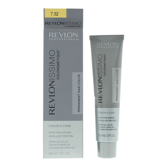Revlon Revlonissimo Colorsmetique 7.32 Meduim Golden Pearl Blonde Hair Colour