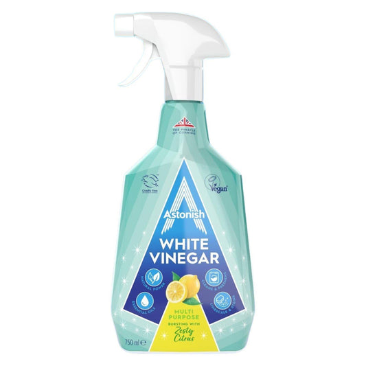 Astonish White Vinegar Zesty Citrus Multi Purpose Bursting Cleaner Spray 750ml
