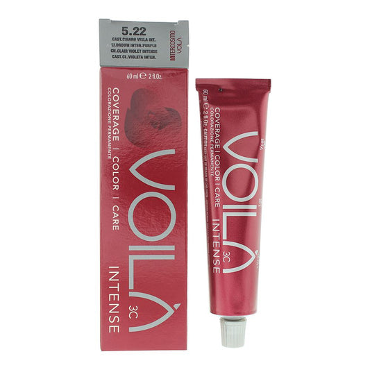 Intercosmo Voila� 3C Intense 5.22 Light Brown Intense Purple Hair Colour 60ml