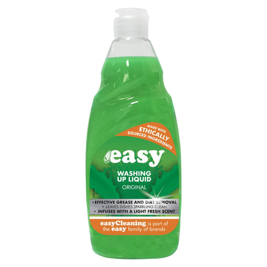 Easy Dish Washing Up Liquid Original Kitchen Soap Removes Grease Dirt 500ml