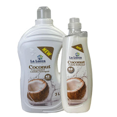 La Lucca Spanish Cleaning Products Fabric Softener Laundry Detergent Bundle Set