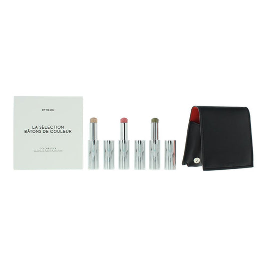 Byredo Orange Set Of 3+ Leather Pouch: Solar Flare Flower Play Kumato Face Stick