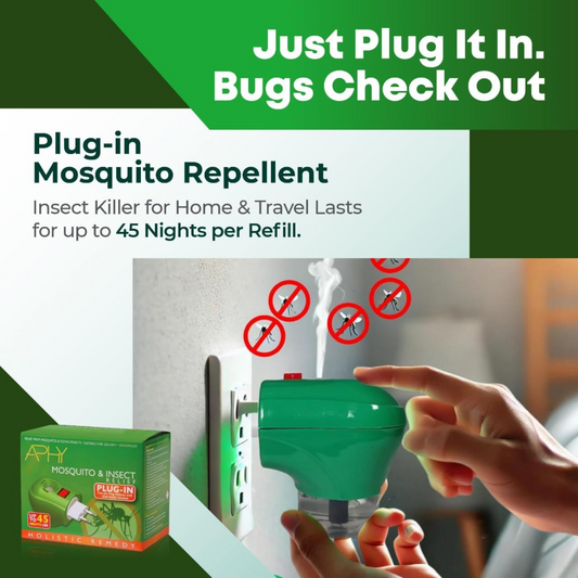 Xpel Mosquito & Insect Repellent Bundle | 2pin Plug-In & Pump Spray Green 70ml