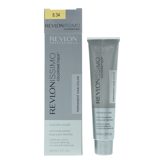 Revlon Revlonissimo Colorsmetique 8.34 Light Coppery Gold Blonde Hair Colour