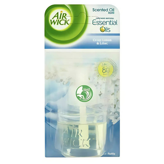 Air Wick Oil Refill Crisp Linen & Lilac Fragrance Home Freshener 19ml