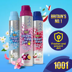 1001 Carpet Fresh Pet Foam Spray Thai Orchid & Passion Fruit 300ml