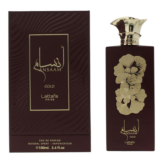 Lattafa Ansaam Gold Eau de Parfum 100ml Spray Womens Fragrance