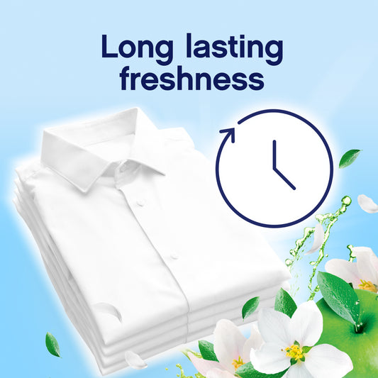 Lenor Fabric Conditioner Apple Fresh Long Lasting Odour Defence Liquid 43W 1.42L