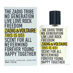 Zadig & Voltaire This Is Us! Eau de Toilette 50ml Unisex Fragrance Spray