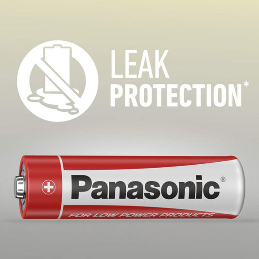 Panasonic Aaa 10 Zinc Carbon Batteries Cells R03 Mn2400 1.5V Expiry Feb-2025