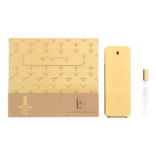 Paco Rabanne 1 Million 2 Piece Gift Set: Eau de Toilette 200ml - EDT 10ml