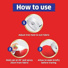 Dylon Starch Spray Fresh Cotton Fragrance Crisp Fresh Fabric Easy Iron 300ml