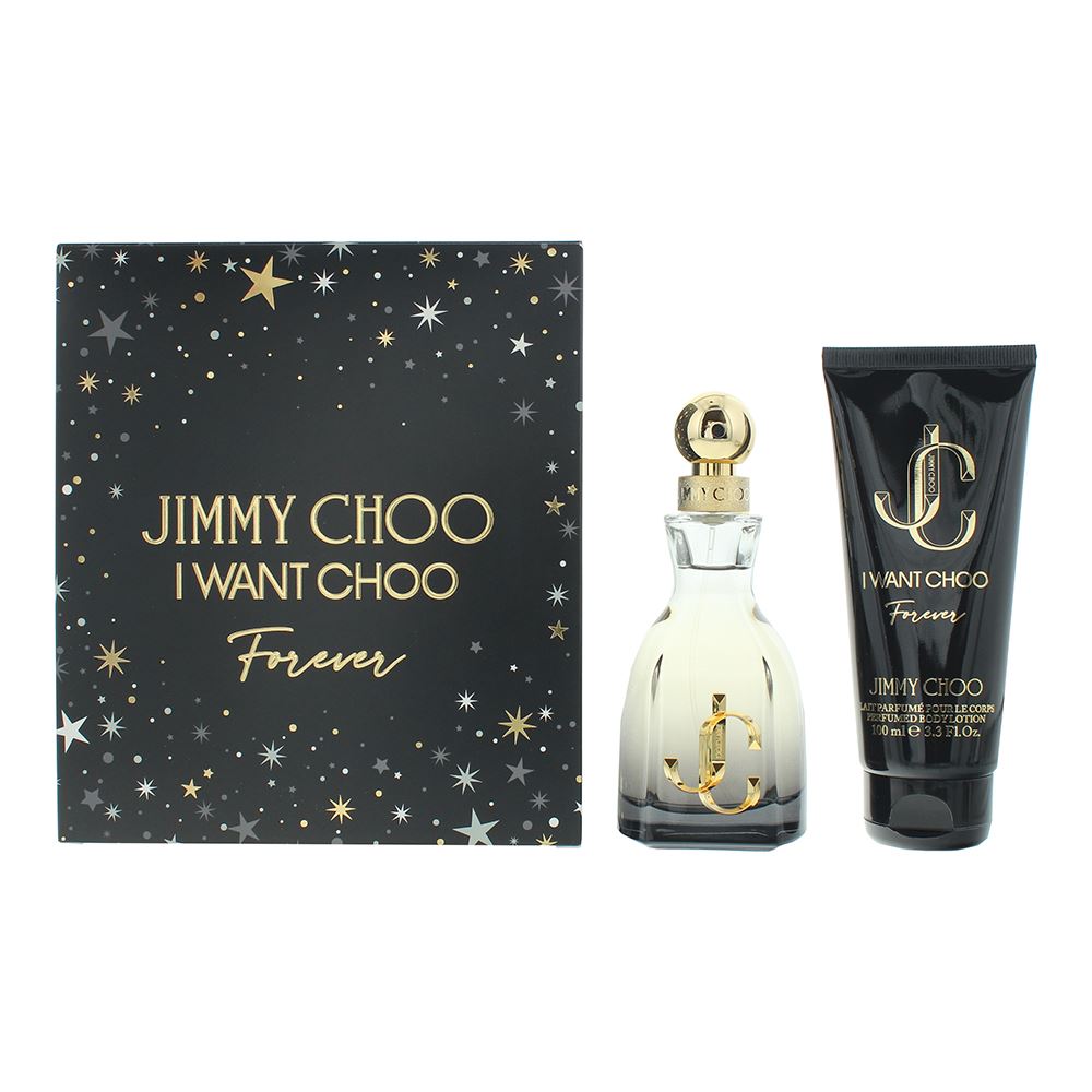 Jimmy Choo I Want Choo Forever 2 Piece Gift Set: Eau de Parfum, Body Lotion