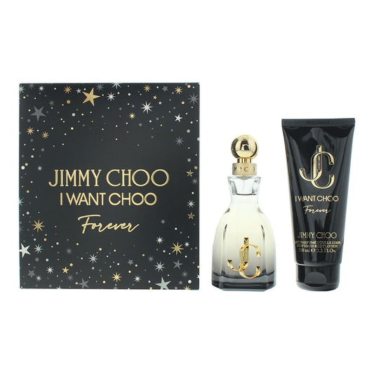 Jimmy Choo I Want Choo Forever 2 Piece Gift Set: Eau de Parfum, Body Lotion