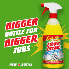 Elbow Grease All Purpose Degreaser Kitchen Cleaner Stain Remover Liquid Spray 1L