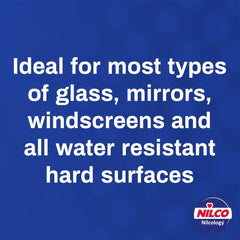 Nilco Professional Nilglass H3 Glass Mirror Cleaner Smear Free Shine Bundle Set
