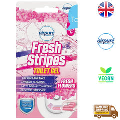 Airpure Fresh Stripes Toilet Gel Fragrance Fresh Flowers 45ml