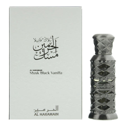 Al Haramain Musk Black Vanilla Perfume Oil 12ml Unisex Fragrance Spray
