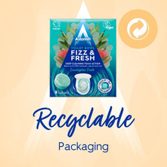 Astonish Toilet Bowl Fizz & Fresh Eucalyptus Fresh Deep Cleaning Foam 8 Tablets