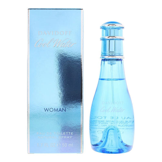 Davidoff Cool Water Woman Eau de Toilette 50ml Womens Fragrance Spray