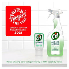 Cif Clean Boost Multipurpose Antibacterial Cleaning Spray 100% Natural 700ml