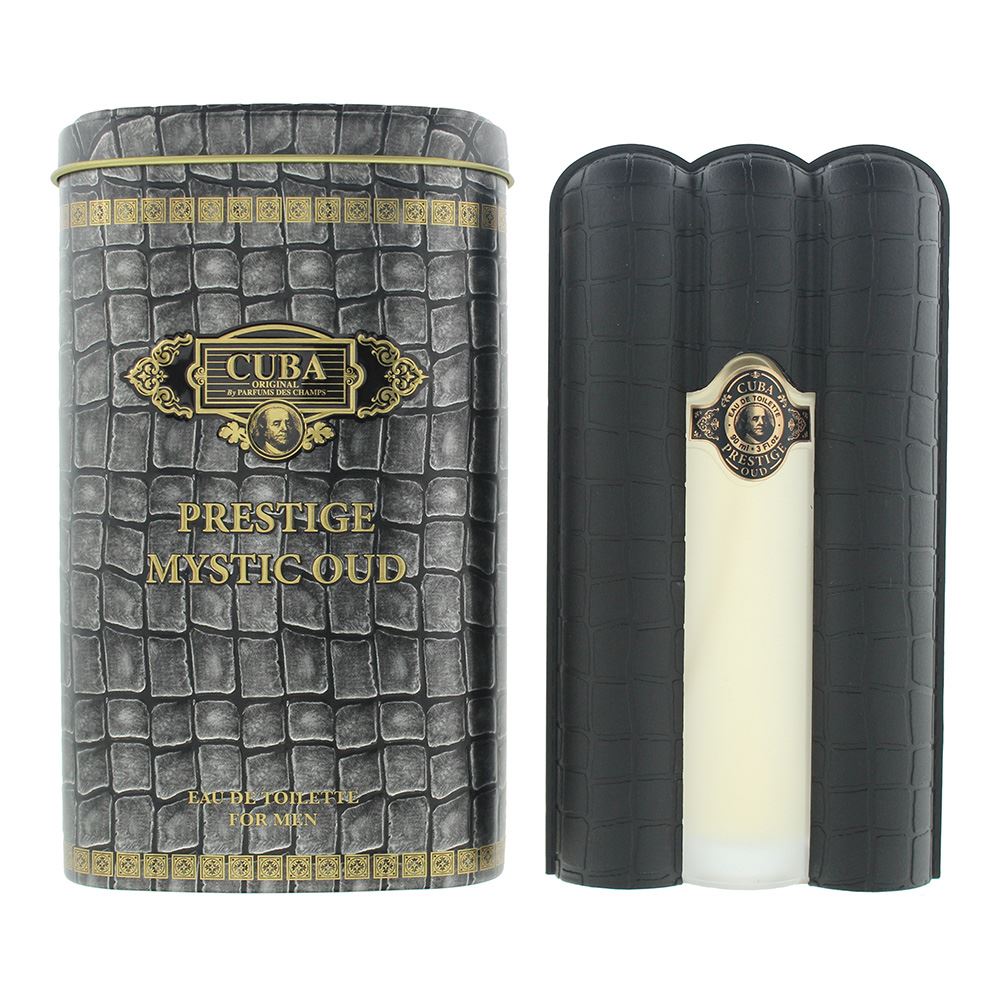 Cuba Prestige Mystic Oud For Men Eau de Toilette 90ml Mens Fragrance Spray