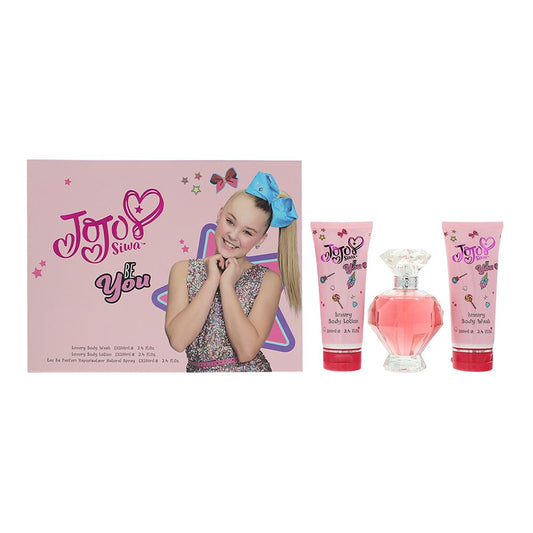 JoJo Siwa Be You Eau de Parfum 3 Pieces Gift Set : EDP 100ml - Kids Spray
