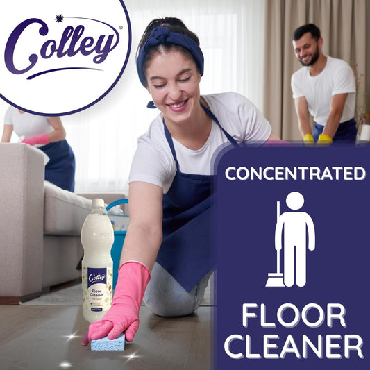 Colley Concentrated Surface Floor Cleaner Liquid Dirt Remover Coconut Scent 1.5L