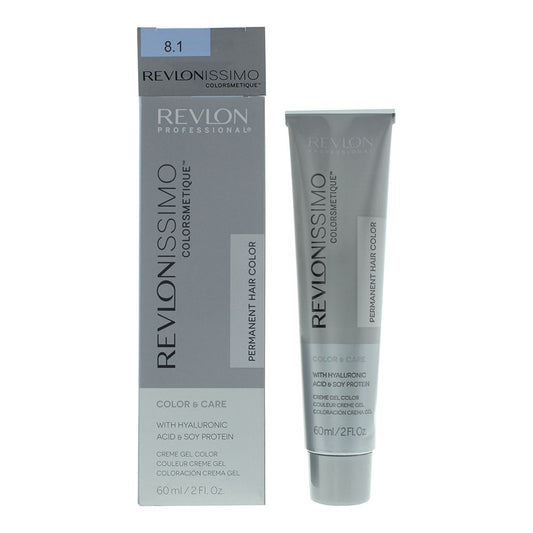 Revlon Revlonissimo Colorsmetique 8.1 Light Ash Blonde Hair Colour 60ml Women