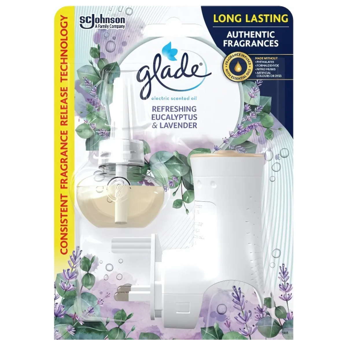Glade Elektrische Kamergeur Met Etherische Oliën, Jasmijn En Bali Sandelhout 3 Navulverpakkingen Glade Elektrische Kamergeur Met Etherische Oliën, Jasmijn En Bali Sandelhout 3 Navulverpakkingen