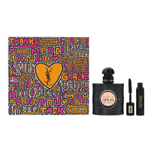 Yves Saint Laurent Black Opium 2 Piece Gift Set: Eau de Parfum 30m, Mascara 2ml