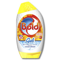 Bold Laundry Detergent Gel For Clothes Burst Of Sunshine Fragrance 24W 840ml