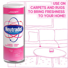 Neutradol Carpet Deodorizer Pink, Original, Super Fresh Vac 350G Bundle Set