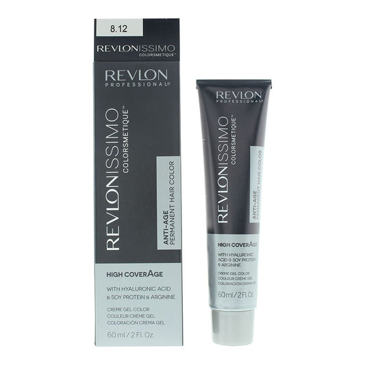 Revlon Revlonissimo Colorsmetique 8.12 Light Frosty Blond Hair Colour 60ml Women