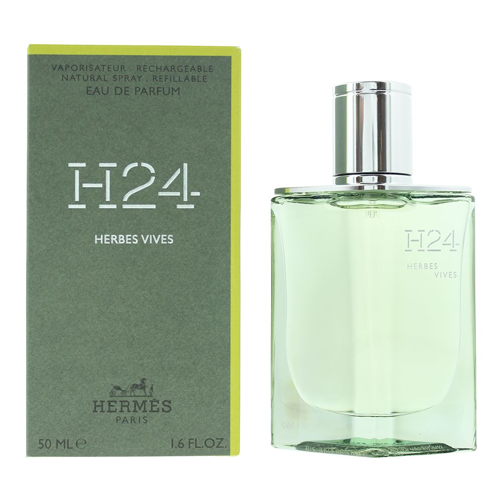 Hermes H24 Herbes Vives Rechargeable Eau de Parfum 50ml Mens Fragrance Spray