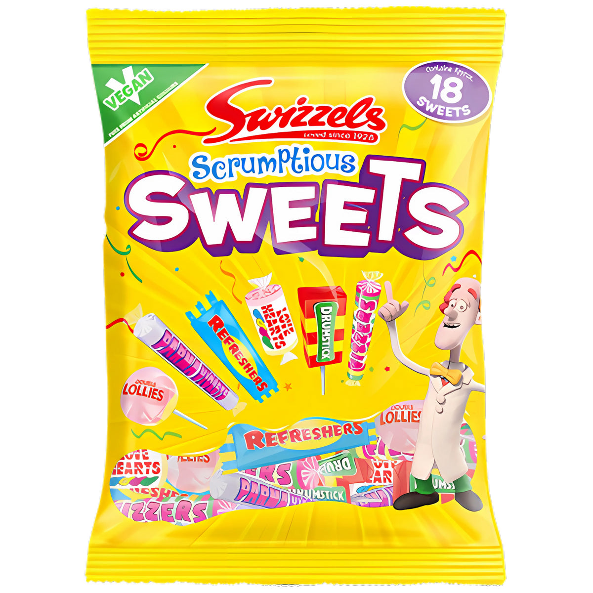 Swizzels Scrumptious Sweets Mix Sweet Vegan Candy 173G