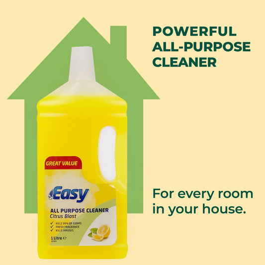 Easy All-Purpose Cleaner Citrus Blast Kills 99% Of Germs 1L Fresh Fragrance