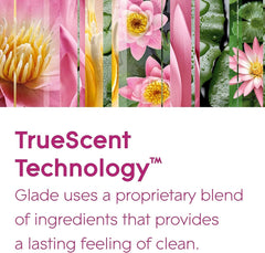 Glade Touch & Fresh Scented Refill Home Air Freshner Relaxing Zen Twin Pk 10ml