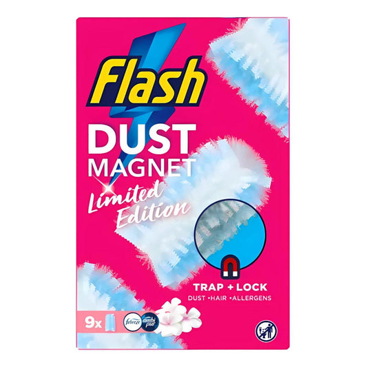 Flash Magnet Duster Starter 9 Refills Kit Trap Lock Dust Hair Allerfens