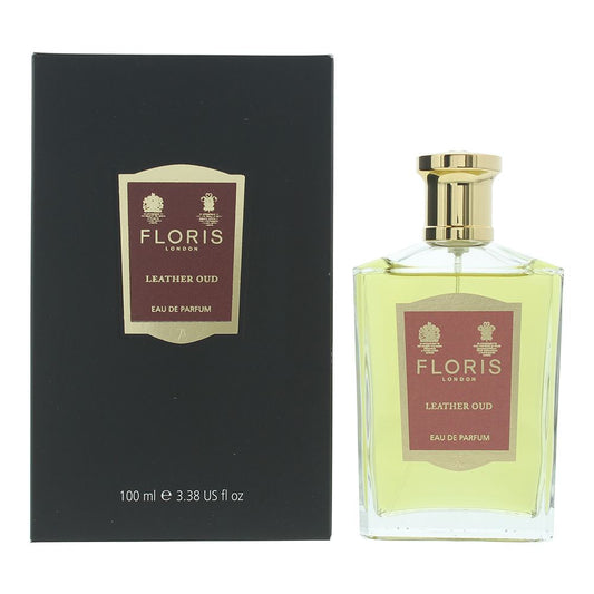 Floris Leather Oud Eau de Parfum 100ml Unisex Fragrance Spray