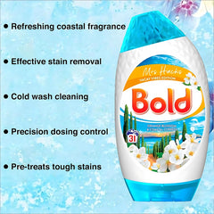 Bold Laundry Detergent Gel For Clothes Orange Blossom Coastal Cypress 31W 1023ml