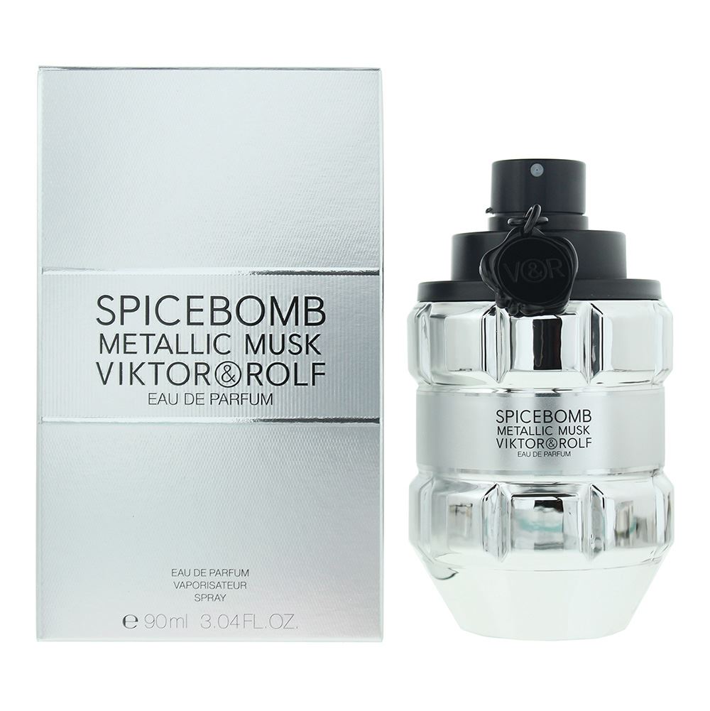 Viktor & Rolf Spicebomb Metallic Musk Eau De Parfum 90ml Mens Fragrance Spray