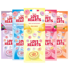 Swizzels Love Hearts Car Air Freshener Zingy Lemon