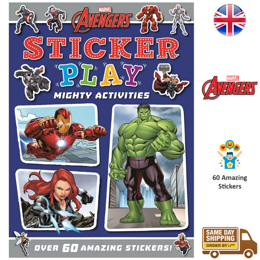 Marvel Avengers Sticker Play With Amazing Stickers For Kids Childrens Girls Boys