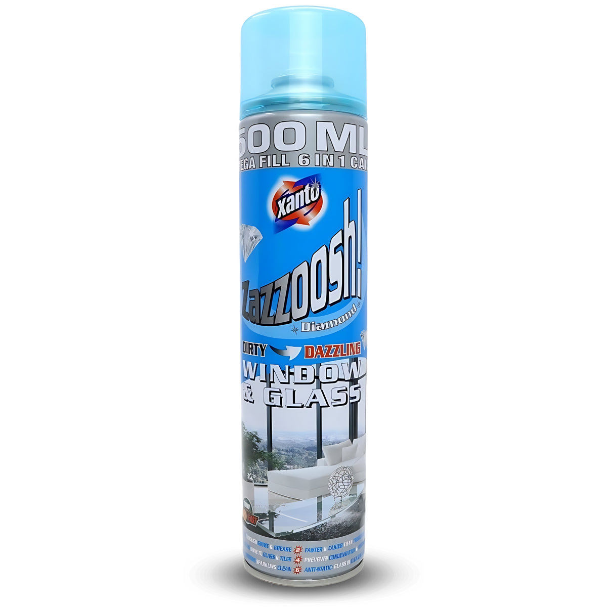Xanto Window Glass Cleaner Spray Dirt Spot Remover 500ml
