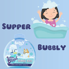 Bluey Toothbrush Toothpaste Wash Mitt Bubble Bath Shampoo-Conditioner Bundle Set
