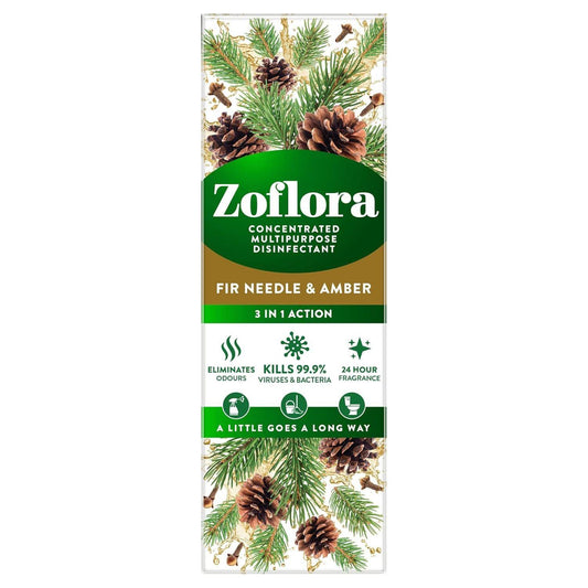 Zoflora Concentrated Multipurpose Disinfectant Fir Needle Amber Fragrance 250ml